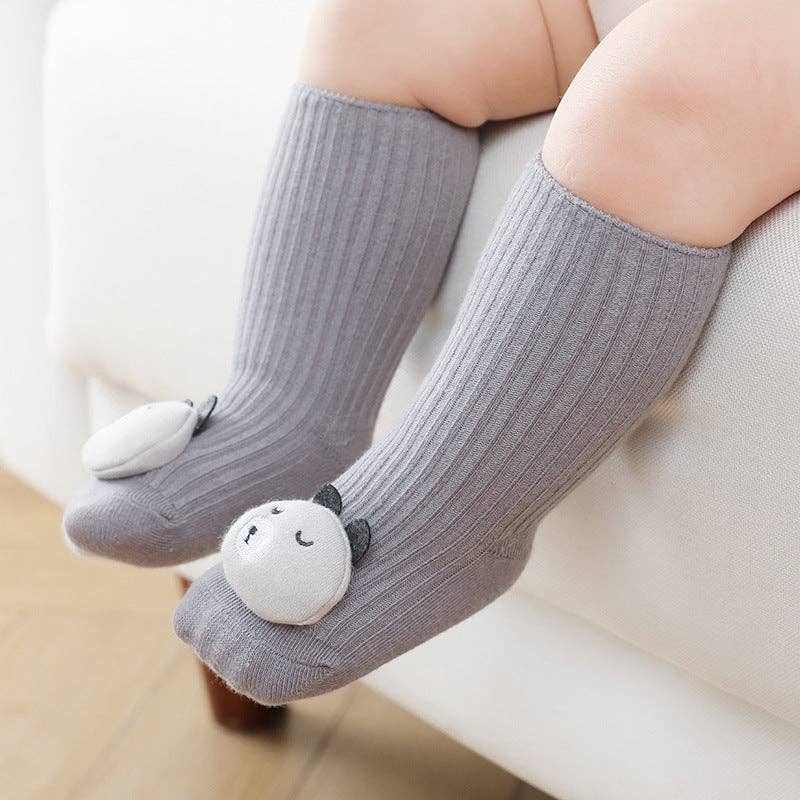 Baby Socks - Light Grey Bear Was £9.99 Now £2.99