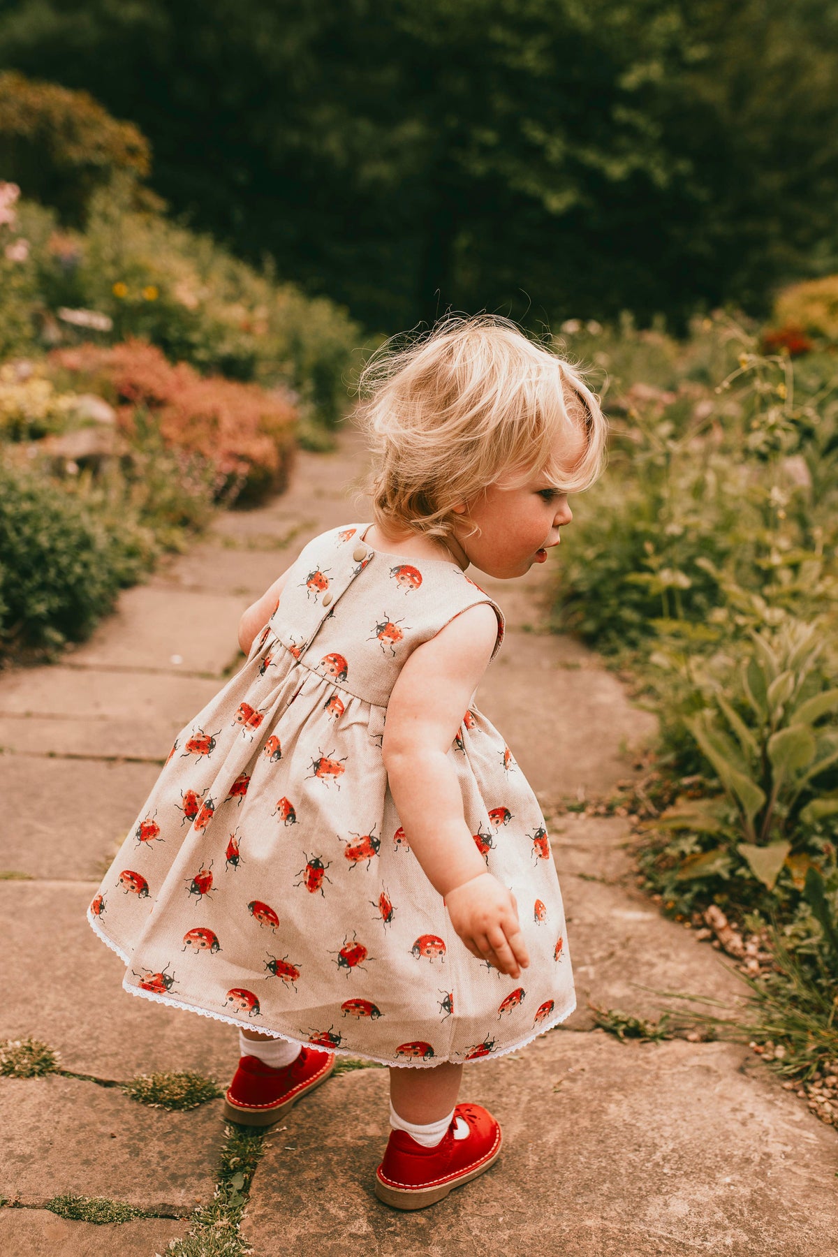 AshleyRose - Linen Look Ladybird Dress