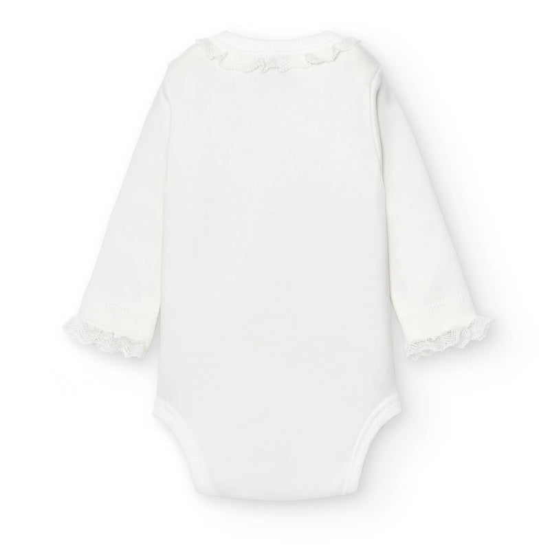 Babidu - Lace Cross Baby Bodysuit