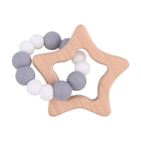 Star Teether  - Beech Wood - Ginger