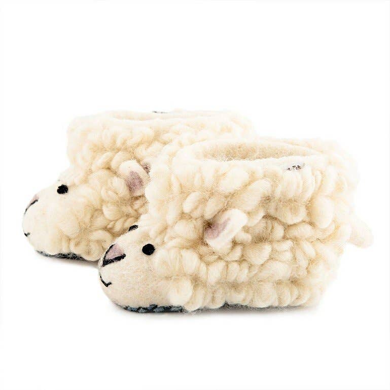 Shirley Sheep Children's Slippers - 0-1 Years – Shoe Size 1-2