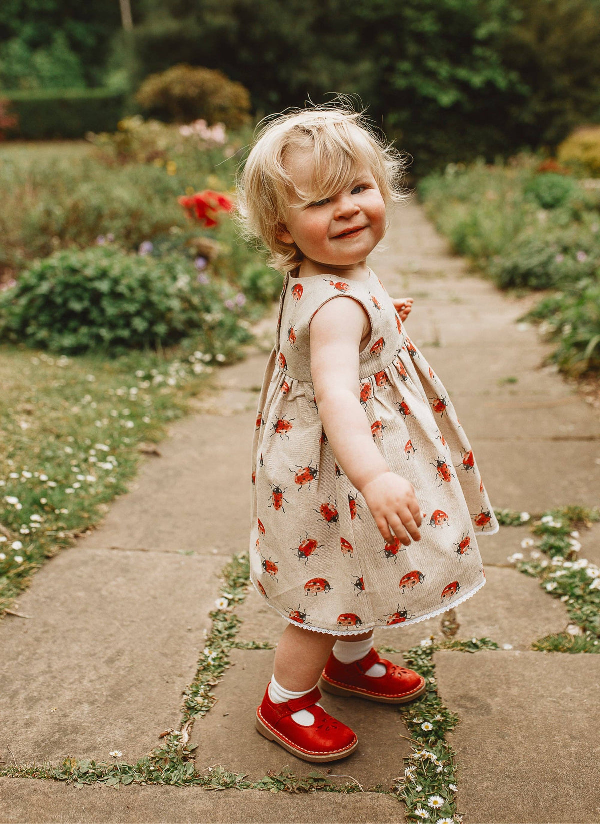 AshleyRose - Linen Look Ladybird Dress