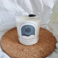 New Moon Crystal Intention Candle