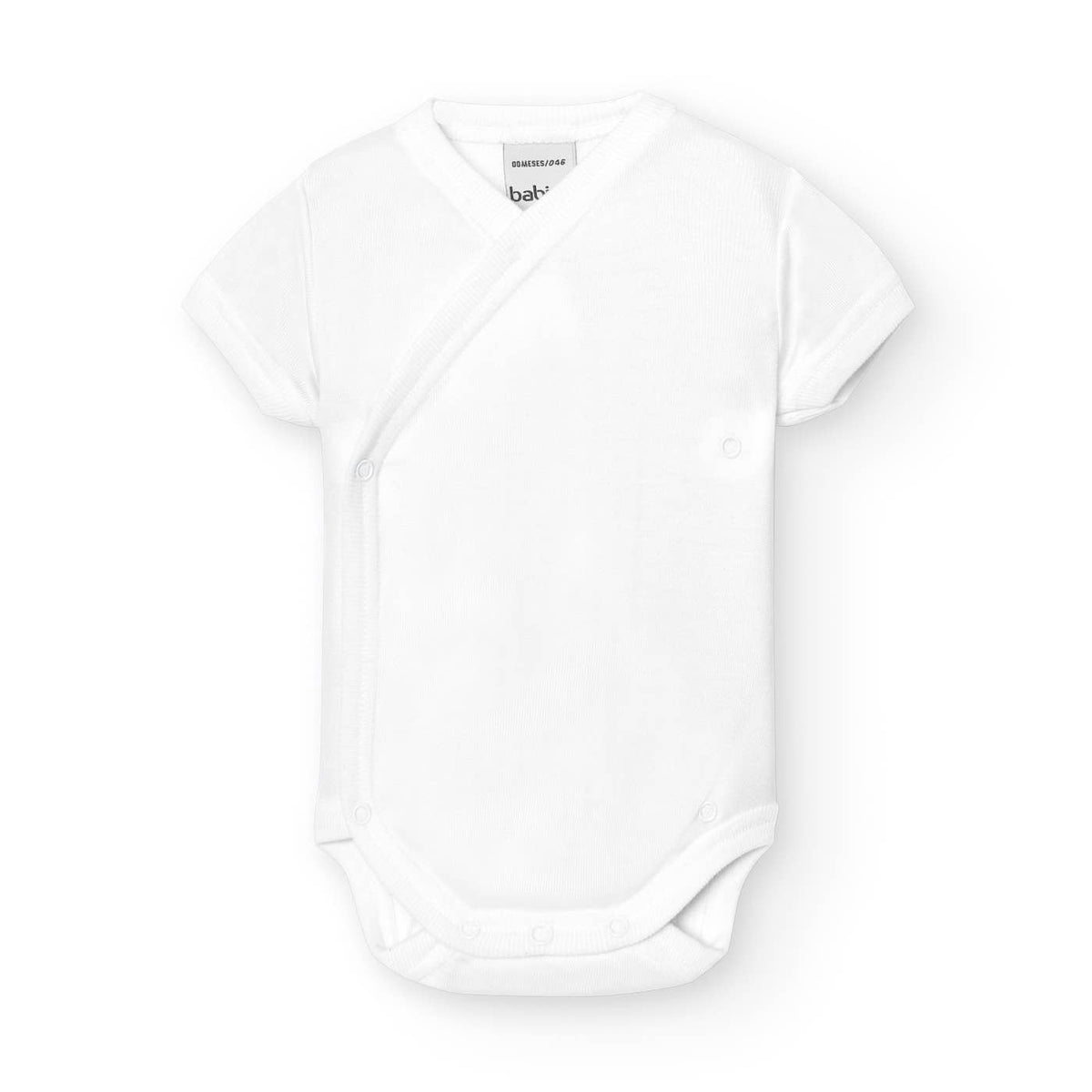 Interlock Bamboo Long Sleeve Cross Sleeve Baby Bodysuit