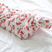 Fred & Noah - Flamingo cotton sleepsuit