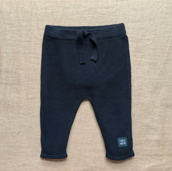 100% Organic Cotton Black Joggers