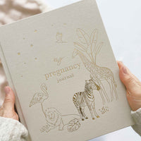 My Pregnancy Journal - Safari with Gilded Edges