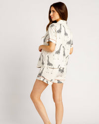 Chelsea Peers-  Organic Cotton Giraffe Print