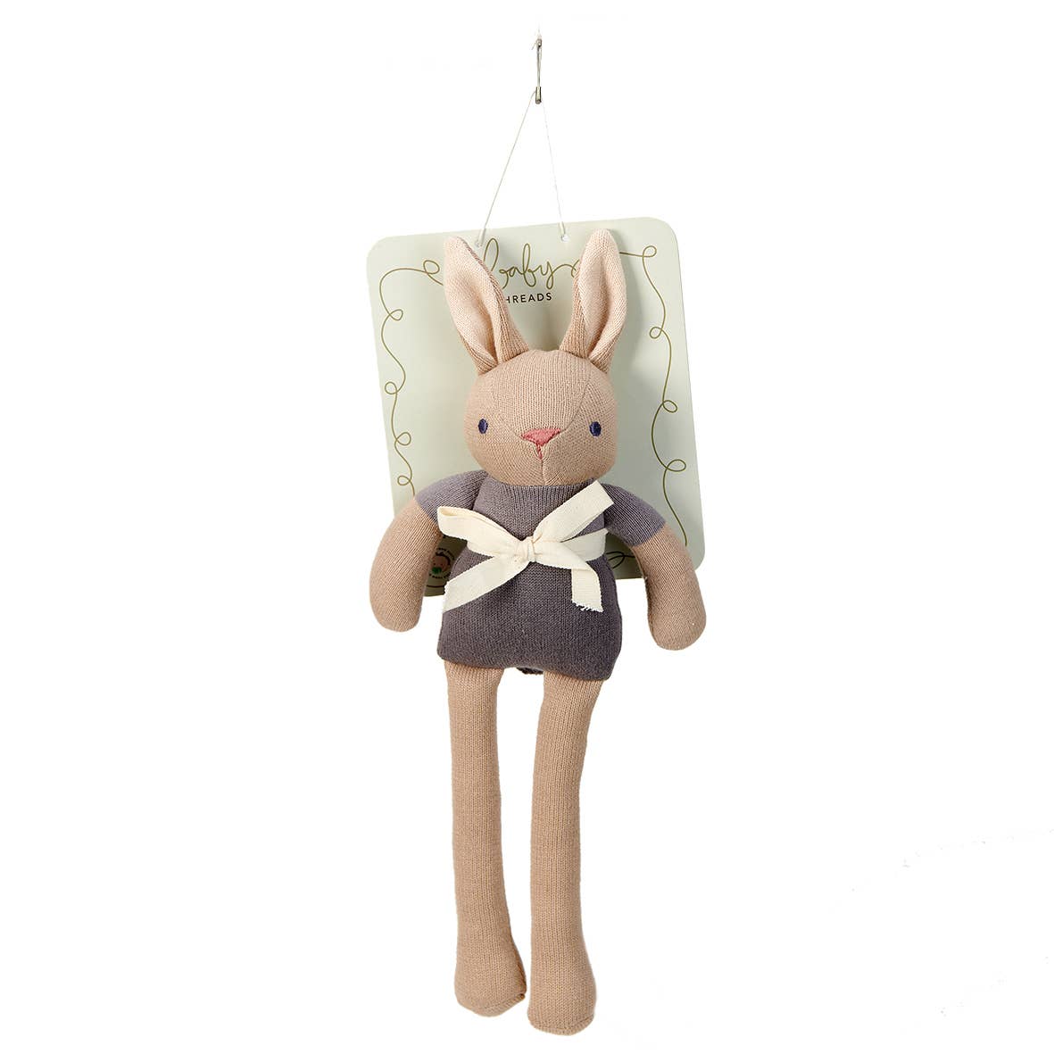 Baby Threads Taupe Bunny Doll