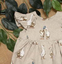 AshleyRose - Duck Linen Look Jumpsuit