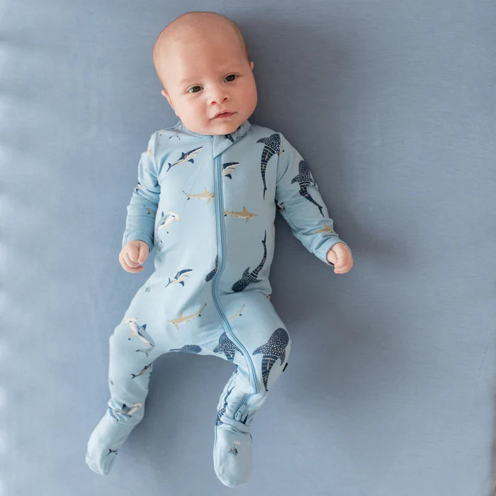 Kyte Baby - Sleepsuit Stream Shark