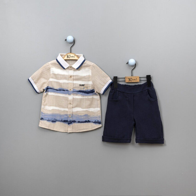 Baby Boys Summer Shirt and Short Set Was £19.99 Now £9.99