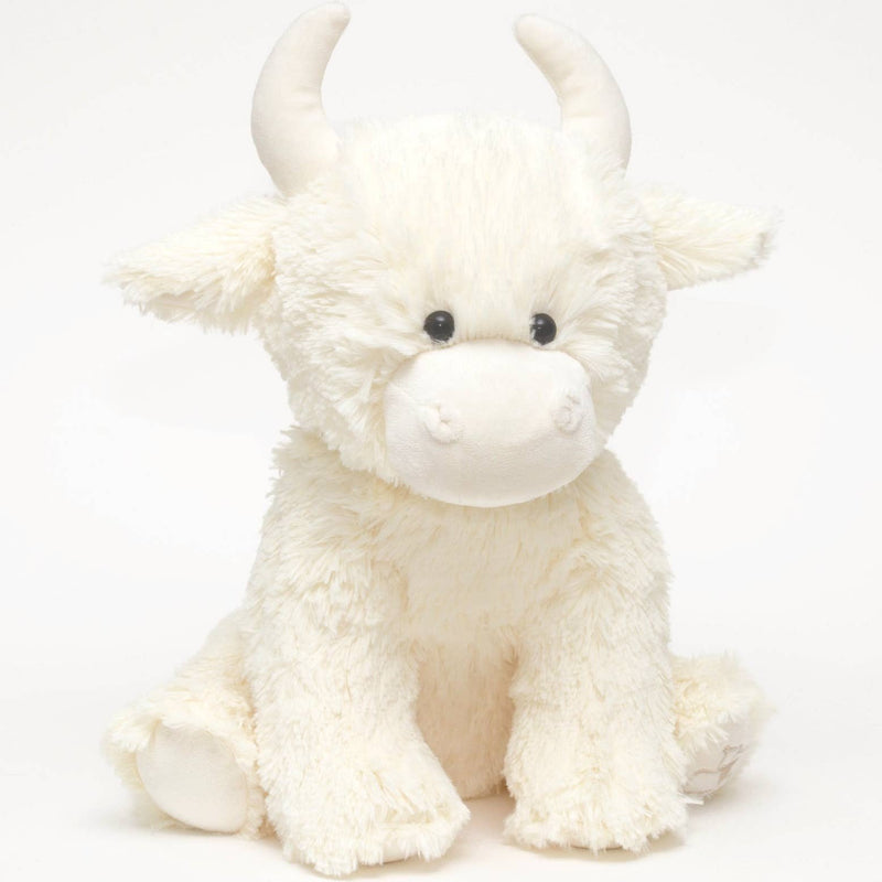 Scottish Highland Cow Plush Soft Toy Large Cream