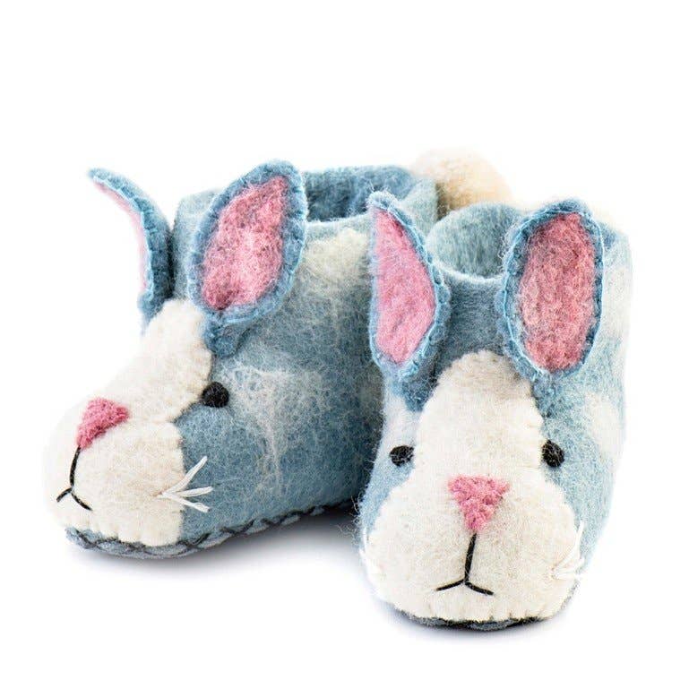 Rory Rabbit Children's Slippers - 0-1 Years – Shoe Size 1