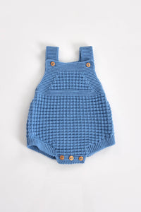 Mid-Weight Waffle Knit Short Romper